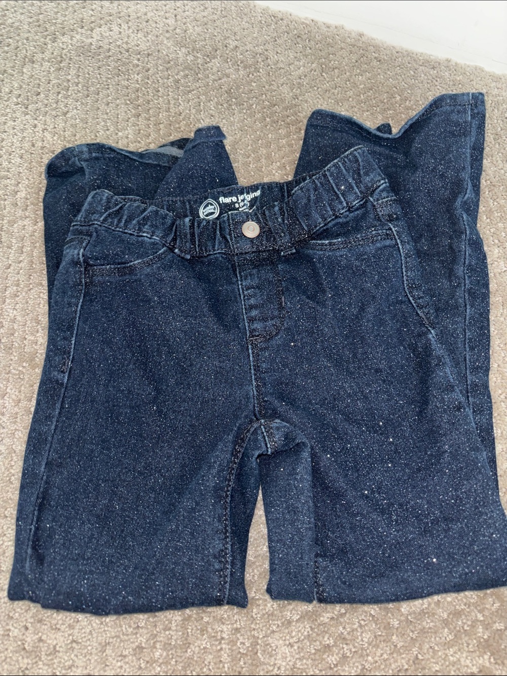 wonder nation Dark Blue Girls' 6/6x Pull-On Jeggings